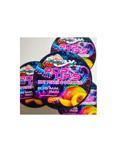 Pop-up Fluo mix 8-10mm Hot Peach &...